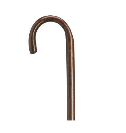 Harvey Surgical Supply Round Handle Cane Harvy® Wood 36 Inch Height Walnut