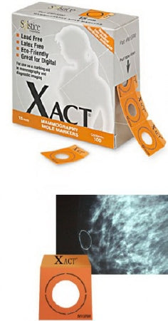 Solstice Mammography Mole Marker Xact® Orange Ultra Fine Tip 15 mm - M-1078350-4027 - Box of 100