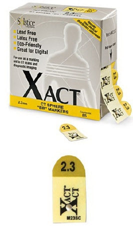 Solstice Mammography Tomosynthesis Marker Xact® Yellow 2.3 mm - M-1078352-3330 - Box of 85