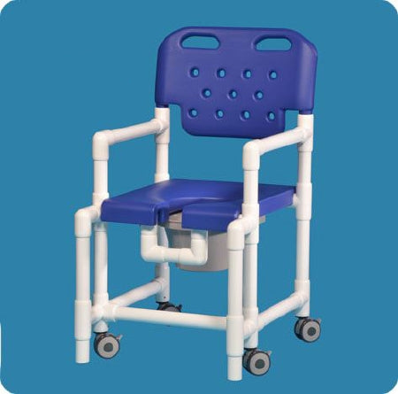 IPU Commode / Shower Chair Elite With Backrest