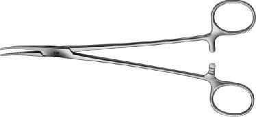 Aesculap Tonsil Forceps Schnidt 185 mm Stainless Steel Curved Tooth Shaped - M-1079100-4482 - Each
