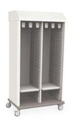Intermetro Industries Mobile Catheter Storage Unit 27.9 X 42.5 X 83 Inch