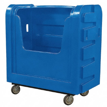 Grainger Bulk Linen Cart 2 Shelves 800 lbs. Weight Capacity LDPE 6 Inch Swivel Casters - M-1079833-3184 - Each