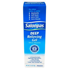 Emerson Healthcare Topical Pain Relief Salonpas® 3.1% - 10% - 15% Strength Camphor / Menthol / Methyl Salicylate Topical Gel 2.75 oz.