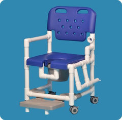 IPU Commode / Shower Chair Elite Drop Arm With Backrest