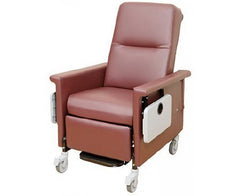 Champion Manufacturing Transport Manual Recliner 54 Series 5 Inch Thermoplastic Casters