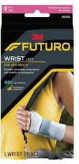 3M Wrist Support Futuro™ For Her Aluminum / Nylon / Polyester / Polyurethane / Spandex / Silicone Left Hand Gray One Size Fits Most