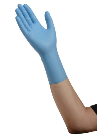 Cardinal Exam Glove ESTEEM™ XP Medium NonSterile Nitrile Extended Cuff Length Smooth Blue Chemo Tested - M-1081890-3308 - Case of 1000