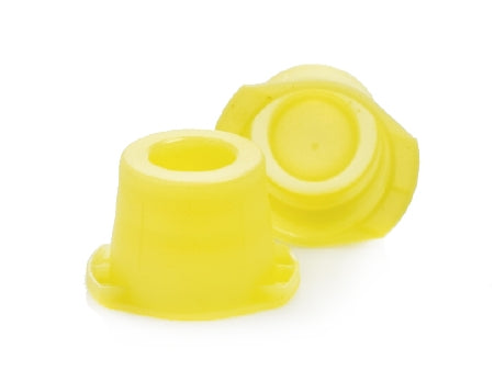 McKesson Tube Closure Polyethylene Snap Cap Yellow 12 mm / 13 mm / 16 mm (Universal) Fits Most 12mm, 13mm and 16mm Evacuated Glass Blood Collection Tubes and Plastic Test Tubes NonSterile