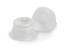 McKesson Tube Closure Polyethylene Snap Cap Natural 13 mm For Use with 13 mm Blood Drawing Tubes, Glass Test Tubes, Plastic Culture Tubes NonSterile