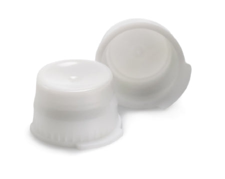 McKesson Tube Closure Polyethylene Snap Cap White 13 mm For Use with 13 mm Blood Drawing Tubes, Glass Test Tubes, Plastic Culture Tubes NonSterile