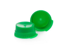 McKesson Tube Closure Polyethylene Snap Cap Green 16 mm For Use with 16 mm Blood Drawing Tubes, Glass Test Tubes, Plastic Culture Tubes NonSterile