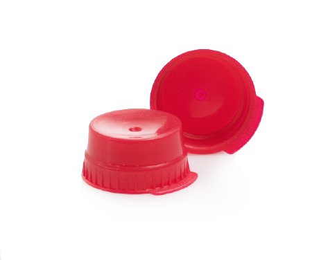 McKesson Tube Closure Polyethylene Snap Cap Red 16 mm For Use with 16 mm Blood Drawing Tubes, Glass Test Tubes, Plastic Culture Tubes NonSterile