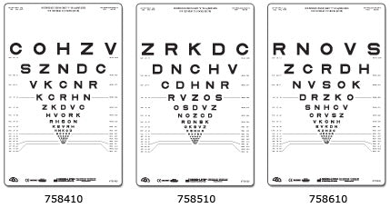 Good-Lite Eye Chart Good-Lite® 26 Inch Measurement Acuity Test