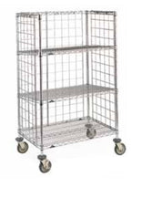 Intermetro Industries Shelf Cart Super Erecta® Shelf® 24 X 59 X 60 Inch 3 Slanted Shelves, 2 Inch