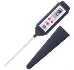 Cole-Parmer Inst. Pocket Thermometer Traceable® Fahrenheit / Celsius -58° to 572°F (-50° to 300°C) Stainless Steel Probe Pocket Clip Battery Operated