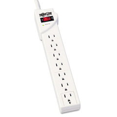 Tripp Lite Protect It! Surge Protector, 7 Outlets, 6 ft Cord, 1080 Joules, Light Gray