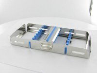 Healthmark Industries Instrument Tray Pro-Tec™ Micro Stainless Steel 1 X 3-1/3 X 7 Inch - M-1082845-1535 - Each