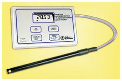Fisher Scientific Digital Thermometer / Hygrometer with Alarm Fisherbrand™ Traceable® Fahrenheit / Celsius -40° to 220° F (-40° to 104°C) External Probe Battery Operated