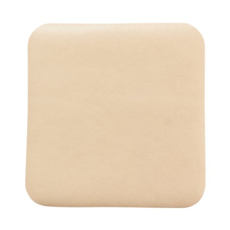 Thin Silicone Foam Dressing McKesson Lite 3 X 3 Inch Square Silicone Gel Adhesive without Border Sterile