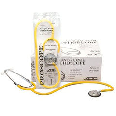 American Diagnostic Corp Classic Stethoscope Proscope™ 660 Yellow 1-Tube 22 Inch Tube Single Head Chestpiece