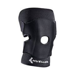 Mueller Sports Medicine Knee Support One Size Fits Most Pull-On / Hook and Loop Strap Closure 12 to 20 Inch Left or Right Knee