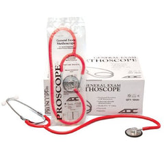 American Diagnostic Corp Classic Stethoscope Proscope™ 660 Red 1-Tube 22 Inch Tube Single Head Chestpiece