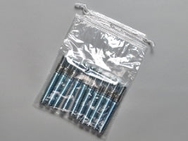 Elkay Plastics BAG, DRAWSTRING PULL-TITE CLR 8"X12" 2MIL (100/PK 10PK/CS) - M-1083841-1706 - Pack of 100