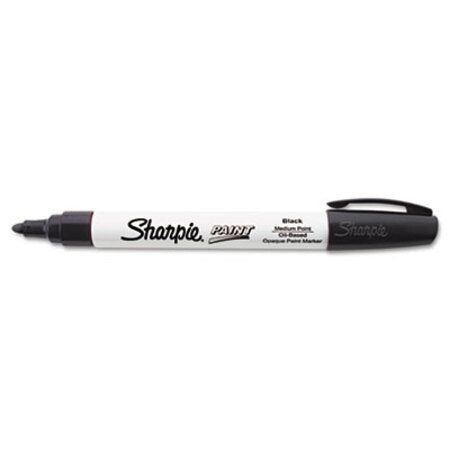 Sharpie® Permanent Paint Marker, Medium Bullet Tip, Black