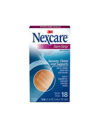 3M Skin Closure Strip Nexcare™ Steri-Strip™ 1/2 X 4 Inch Ventilated Strip White