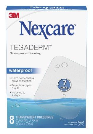 3M Transparent Film Dressing Nexcare™ Tegaderm™ Rectangle 2-3/8 X 2-3/4 Inch 2 Tab Delivery Without Label Sterile