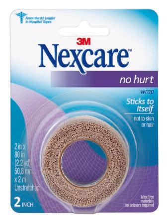 3M Medical Tape Nexcare™ No Hurt Self-Adherent 2 X 80 Inch Tan NonSterile