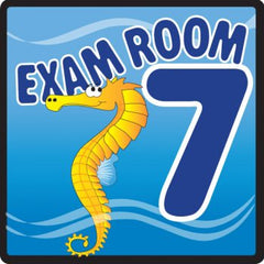 Clinton Industries Door Sign Room Sign Clinton™ Exam Room 7 - M-1084133-4498 - Each