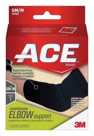 3M Elbow Support 3M™ Ace™ Small / Medium Left or Right Elbow Black