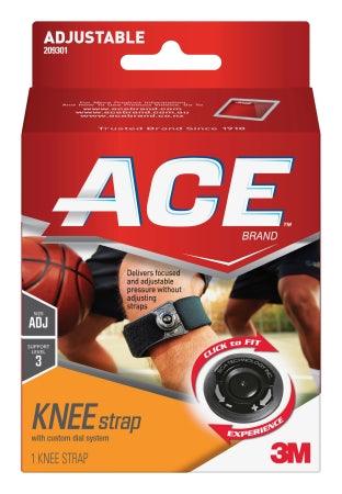 3M Knee Strap 3M™ Ace™ One Size Fits Most Hook and Loop Strap Left or Right Knee