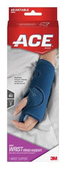 3M Night Wrist Brace 3M™ Ace™ Aluminum / Chromium / Nylon / Polyester / Polystyrene / Polyurethane Foam / Spandex Left or Right Hand Navy Blue One Size Fits Most