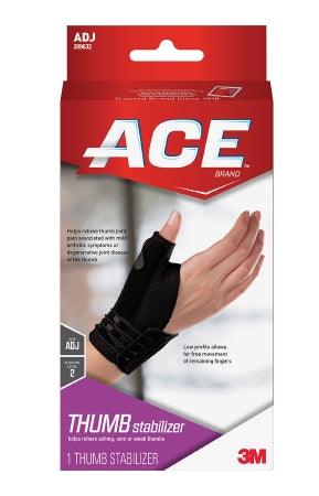 3M Thumb Stabilizer Ace™ Brand Deluxe Adult One Size Fits Most Lacing System Closure Right Hand Black