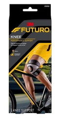 3M Knee Brace 3M™ Futuro™ Sport Moisture Control Small Pull-On / Hook and Loop Strap Closure 13 to 15 Inch Knee Circumference Left or Right Knee