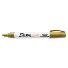 Sharpie® Permanent Paint Marker, Medium Bullet Tip, Gold