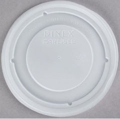 Culinary Depot Inc Lid Dinex® Translucent Single Use Polystyrene Fits 9 oz. Bowl