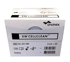 Sysmex America Reagent XW CELLCLEAN Hematology Cleaning Agent For Sysmex XW-100™ Automated Hematology Analyzer 20 X 4 mL