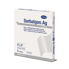 Hartmann Silver Calcium Alginate Dressing Sorbalgon® Ag 6 X 6 Inch Square Sterile