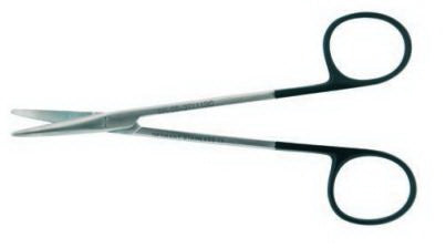 BR Surgical Strabismus Scissors SuperCut Metzenbaum 4-1/4 Inch Length Straight Blunt Tip / Blunt Tip - M-1086843-3249 - Each