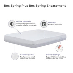 Protect A Bed Mattress Cover Protect-A-Bed® 76 X 80 X 18 Inch Knit Polyester Fabric For King Size Mattresses
