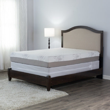 Protect A Bed Mattress Cover Protect-A-Bed® 36 X 80 X 6 Inch 100% Polyester Main Panel / 100% Polyurethane Laminate Lining / 100% Polyester Skirt For Hotel King Size Mattresses