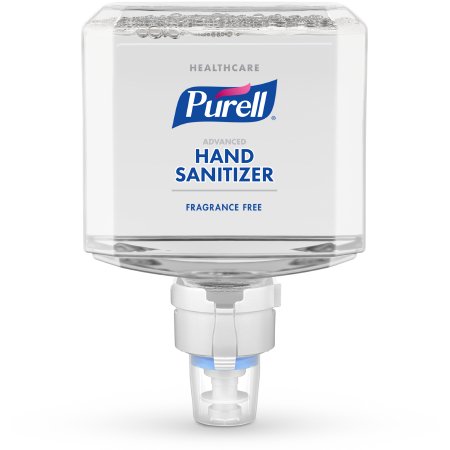 GOJO Hand Sanitizer Purell® Healthcare Advanced Gentle & Free 1,200 mL Ethyl Alcohol Foaming Dispenser Refill Bottle