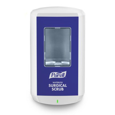 GOJO Surgical Scrub Dispenser Purell® CS8 White ABS Plastic Touch Free 1200 mL Wall Mount - M-1087453-4894 - Case of 1