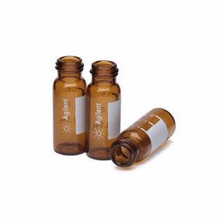 Agilent Technologies VIAL, SCREW TOP AMBER WRITE-ONSPOT CERTIFIED 2ML (100/PK)