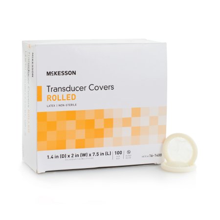 Ultrasound Probe Cover McKesson 2 X 7-1/2 Inch Latex NonSterile For use with Endocavity Transducers