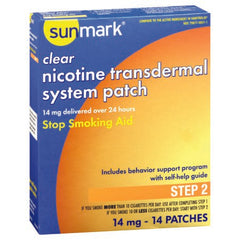 Stop Smoking Aid sunmark® 14 mg Strength Transdermal Patch